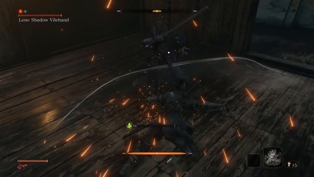 Sekiro - Lone Shadow Vilehand [Parry focused] No Damage смотреть онлайн