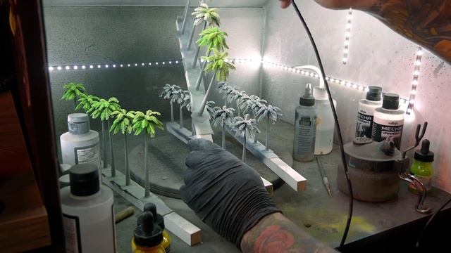 Hobby Hangout - Making PALM TREE Scatter Terrain смотреть онлайн