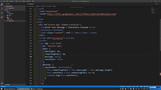 [ Arabic ] Vue.js Tutorials - Calculate Textarea & Input Characters смотреть онлайн