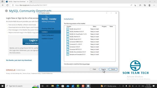 How to install MYSQL 8.0.31 latest version on windows 10/11 & Free Download смотреть онлайн
