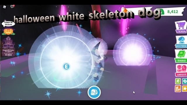 skeleton dog white halloween de adopt me roblox смотреть онлайн