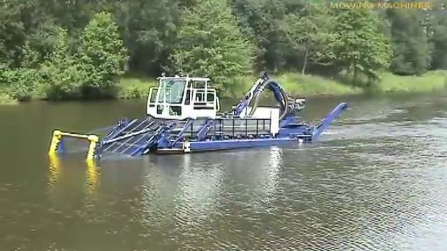 BERKY Multipurpose Aquatic Dredger and Weed Harvester смотреть онлайн