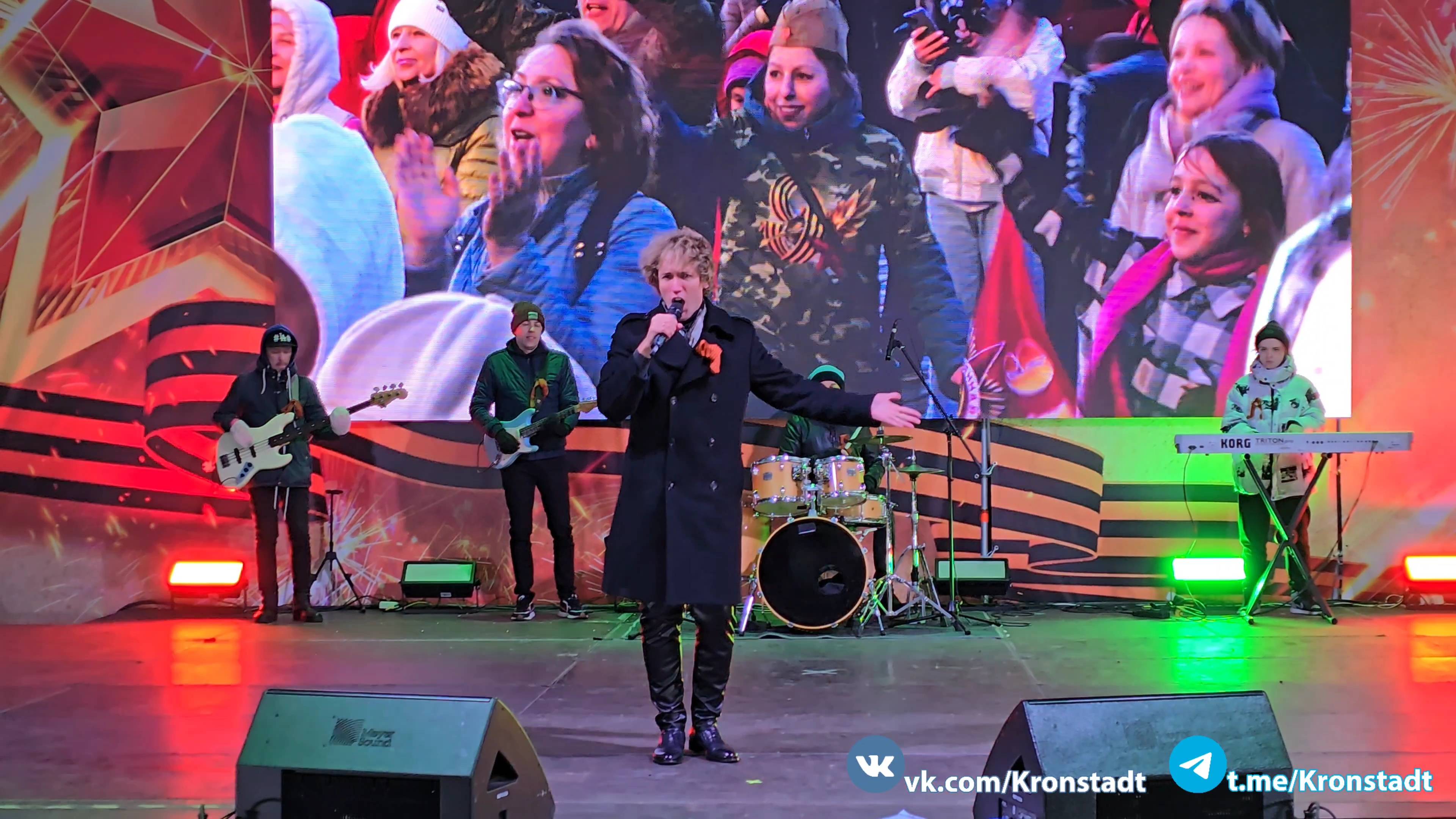 Смуглянка ("... летом на рассвете Заглянул в соседний сад") — Евгений Южин / Кронштадт 9 мая 2024 г. смотреть онлайн