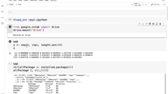 Using R Programming Language Within Google Colab смотреть онлайн