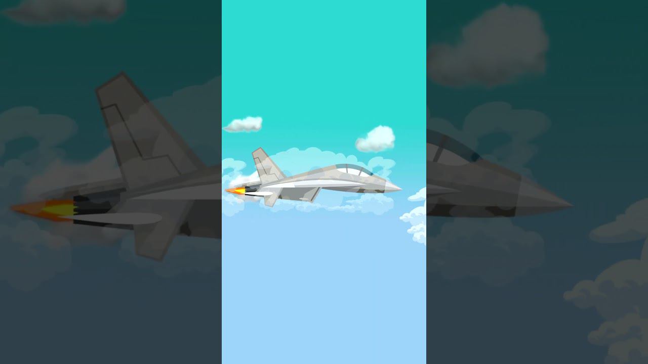 Про самолеты для детей. Реактивный самолет. Мультик для малышей #мультики #крошкаантошка #учисьиграй смотреть онлайн