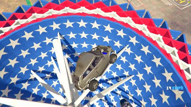 СПУСК БЕЗ ТОРМОЗОВ С ПРЕПЯТСТВИЯМИ - ЭКСТРИМАЛЬНЫЙ СПУСК В ГТА 5 ОНЛАЙН