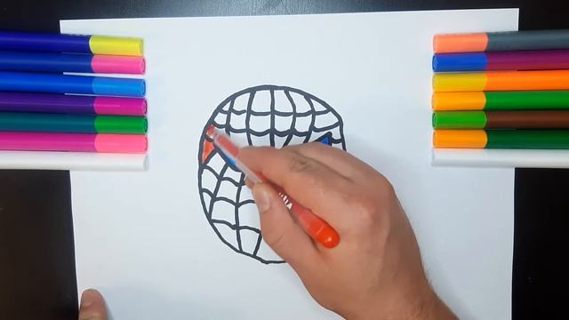 #сурет Bolalar uchun Spiderman rasm chizish | Как нарисовать человека паука|How to draw a Spiderman смотреть онлайн