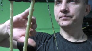 Лук из стеклопластиковой арматуры  Часть1//Bow made of fiberglass reinforcement Part1
