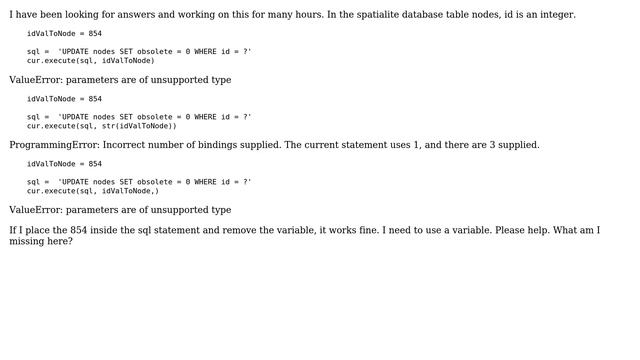 GIS: QGIS Python SQLite using variable смотреть онлайн