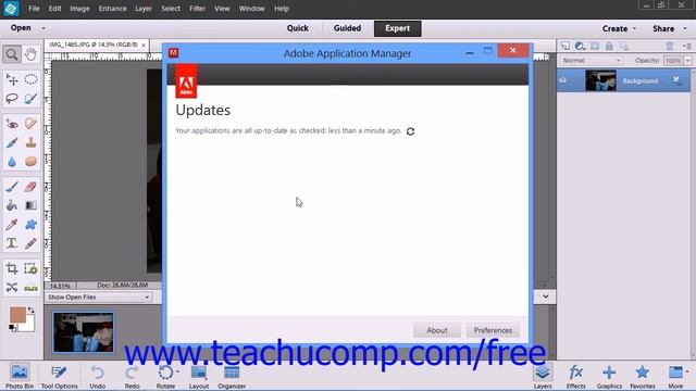 Photoshop Elements 12 Tutorial Online Updates Adobe Training Lesson 17.3 смотреть онлайн