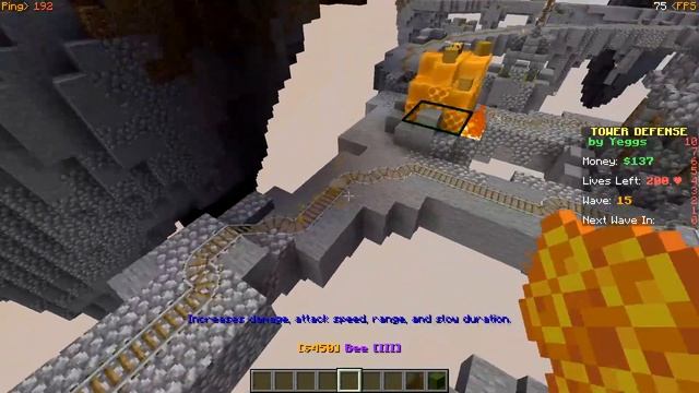 Не смог защитить свой замок в Tower Defense MINECRAFT смотреть онлайн