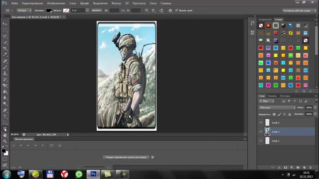 Как сделать крутое фото в фотошопе cs6! смотреть онлайн