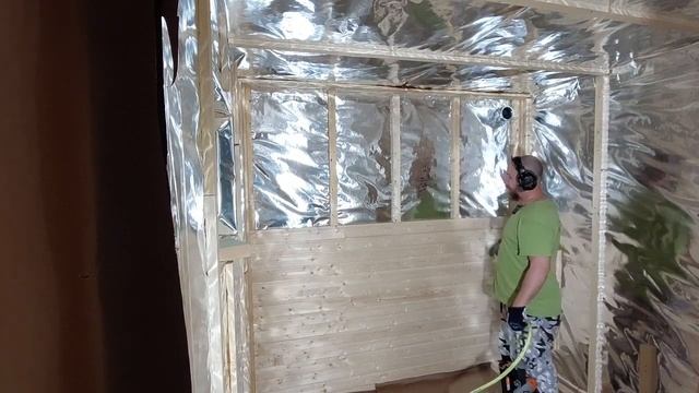 Tehdään sauna osa 9, saunan panelointi. смотреть онлайн