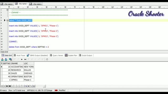 SQL TCL commands Commit, Rollback and Savepoint смотреть онлайн