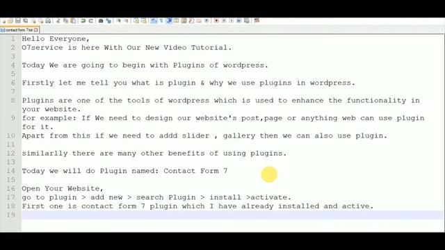 WordPress plugin Contact Form7 O7services смотреть онлайн