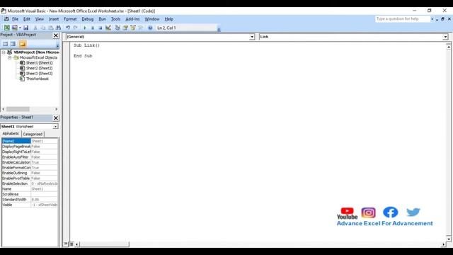 VBA Hyperlink Coding | Visual Basic Application | By Rohit Narang смотреть онлайн