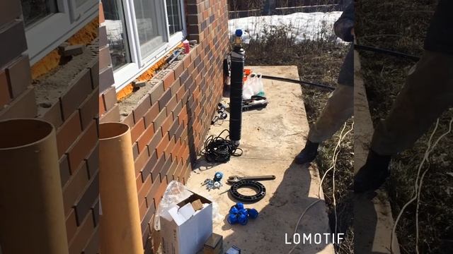 Замена насоса, установка оголовка д.Жуково смотреть онлайн