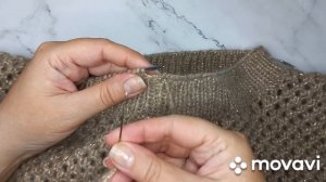 ?Полезный лайфхак?Эластичное закрытие петель иглой.