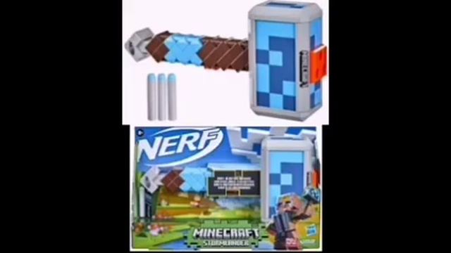New Nerf X Minecraft Blasters Leaked смотреть онлайн