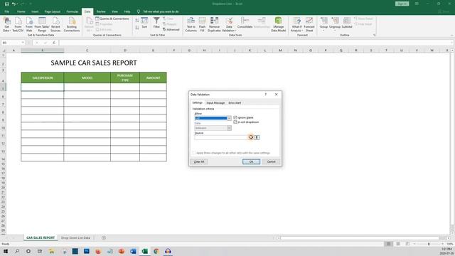 HOW TO ADD DROP DOWN LIST IN EXCEL | Excel Dropdown Lists смотреть онлайн