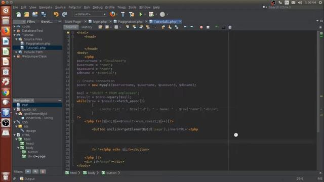 PHP Tutorial | Easiest Way To Add Pagination On Web Site | Using php, phpmyadmin, Javascript смотреть онлайн