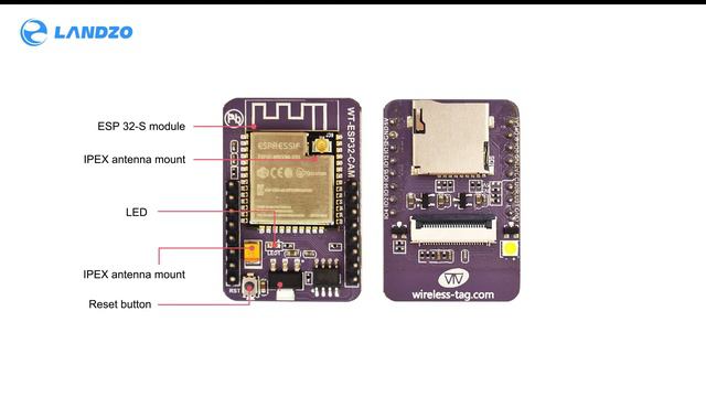 WT ESP32-CAM WiFi Module with BluetoothESP32 Development Board with OV2640 Camera Module смотреть онлайн
