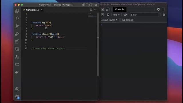 Higher order vs First order functions in Javascript смотреть онлайн
