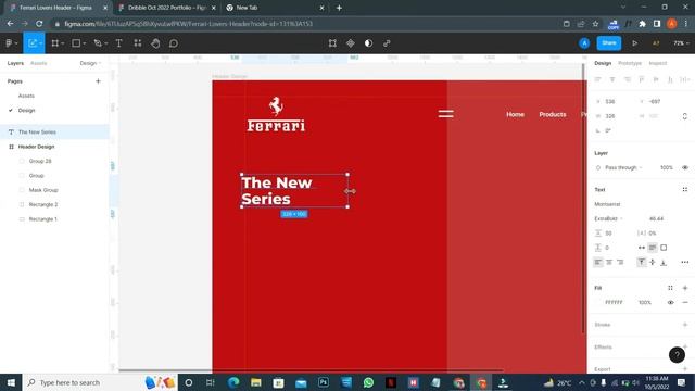 Ferrari Header Design Using Figma + Filmora - #speedart смотреть онлайн