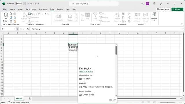 Excel for Americans - Geography data types смотреть онлайн