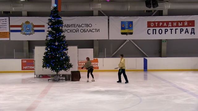 Сказка "Морозко" на льду. Отрадный Самарская обл смотреть онлайн