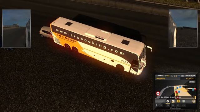 Driving SRS Volvo 9700 B11R || Ship Harbour || Euro Truck Simulator 2 смотреть онлайн
