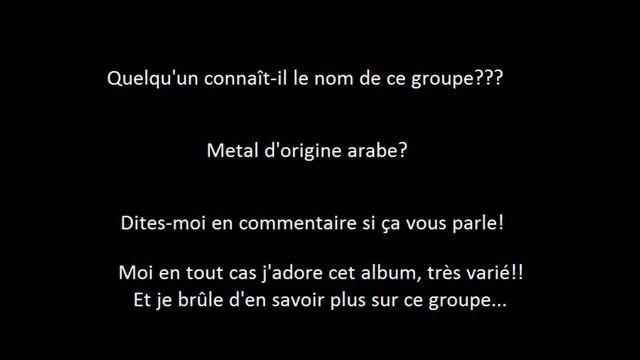 Piste 02 - Groupe de metal franco-arabe? смотреть онлайн