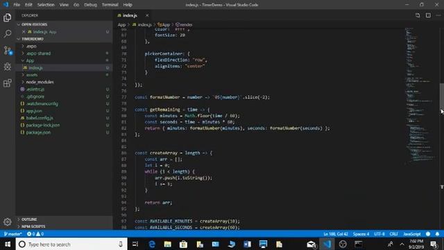 CS440 Timer App in ReactNative смотреть онлайн