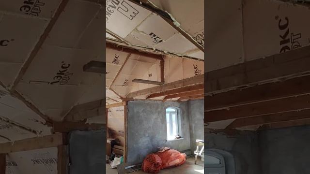 Утепление мансардного этажа пеноплексом смотреть онлайн