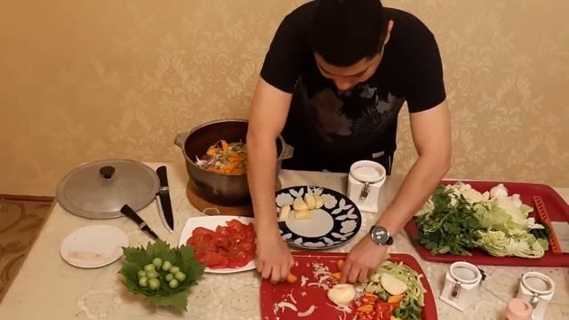 БАСМА (БОСМА) ИЛИ АЖАБСАНДА УЗБЕКСКАЯ. ГОТОВИМ НА КУХНЕ.