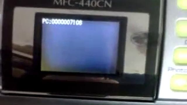 Brother Printer MFC 440 Cn Reset Purge Counter смотреть онлайн