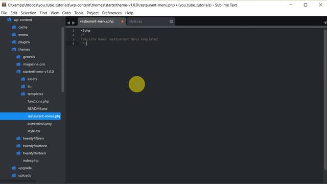 Advanced Custom Fields | Restaurant Menu смотреть онлайн