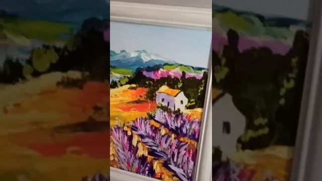 Картина прованс пейзаж лаванда цветы смотреть онлайн