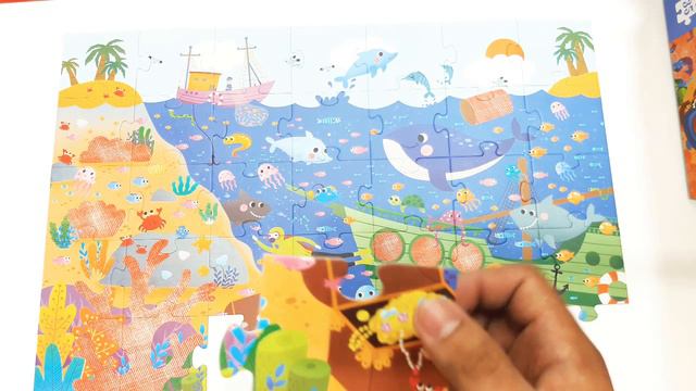 Elc Mideer Puzzle Screat Ocean.Early Learning Puzzle ELC #Mideer #MideerPuzzle #ELC #Earlylearning