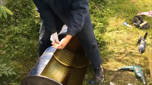 барбекю своими руками из пищевой бочки смотреть онлайн