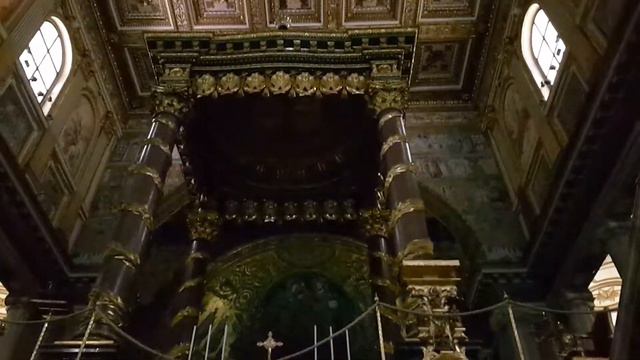 Италия. Рим. Базилика Papale di Santa Maria Maggiore смотреть онлайн