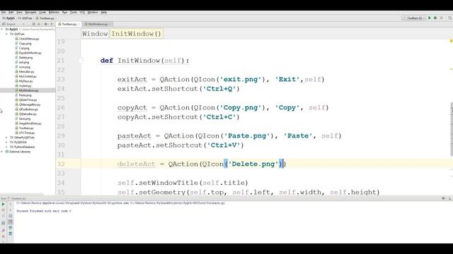 14 PyQt5 Toolbars Python GUI Programming With PyQt5 смотреть онлайн