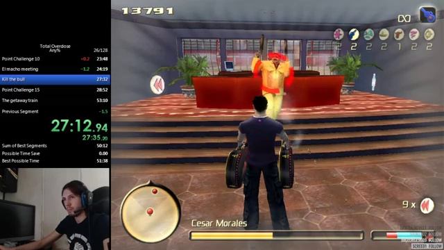 Total Overdose speedrun 52:27 смотреть онлайн