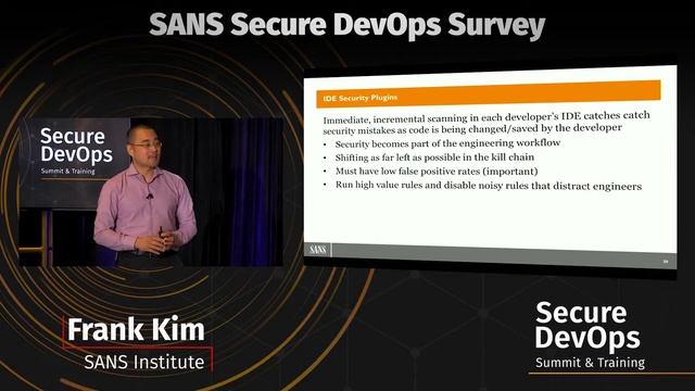 SANS Secure DevOps Survey Sneak Peek | Secure DevOps Summit 2018 смотреть онлайн