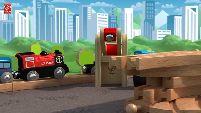 #HAPETOYS WOODEN CLASSIC RAILWAY