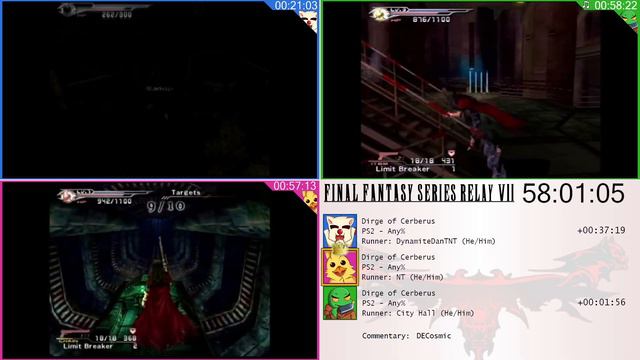 Final Fantasy Series Relay Race VII - Part 12: Dirge of Cerberus смотреть онлайн