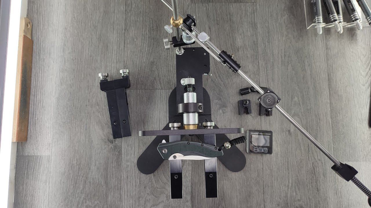 Точилка Vector V-Prof и заточка ножа Ruike P-841L смотреть онлайн