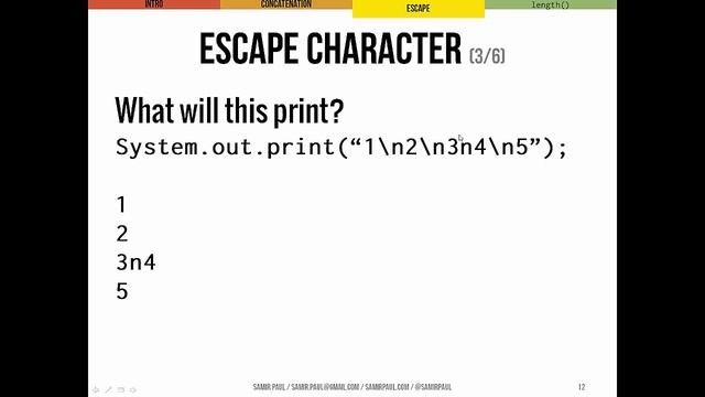 Java String Expressions and Methods смотреть онлайн