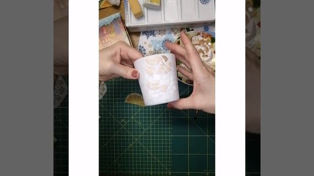 Мастер-класс "Декупаж мозаикой на стекле" смотреть онлайн