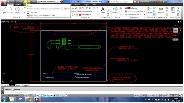 Comment imprimer avec AutoCAD смотреть онлайн